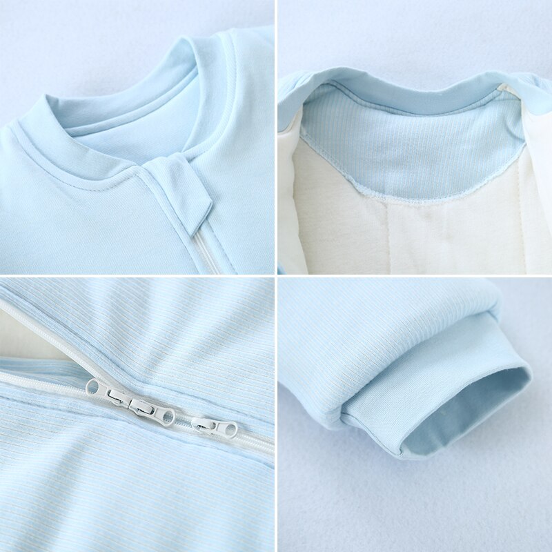 Baby Slaap Zak Gedrukt Animal Baby Slaapzakken Lange Mouw Peuter Deken Dikke Warme Nachtkleding Voor Jongens Meisjes Kleding