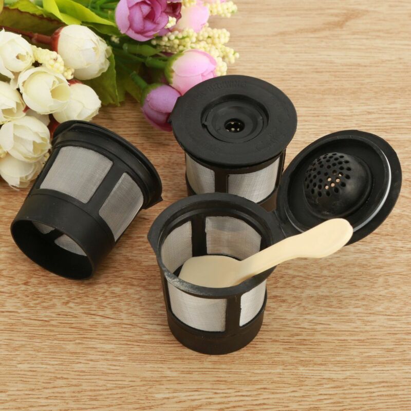 3 stücke Cafe wiederverwendbar Kaffee Kapsel Nachfüllbar Filter Körbe Schote Weichen Geschmack Süße für Keurig K50 & K55 Kaffee Macher