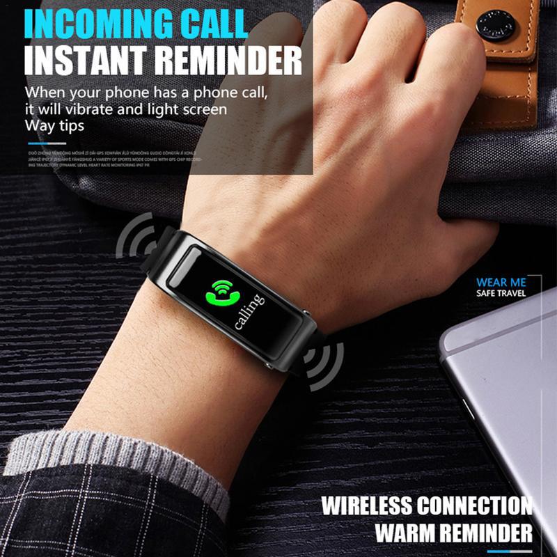 Heart Rate Monitor Bluetooth Headset Talk Smart Band Bracelet Sports Smart Watch Passometer Fitness Tracker Wristband r60
