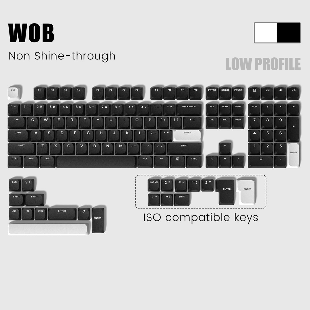 138 toetsen Low Profile PBT Keycaps Custom Double Shot Slim MX Keycaps voor Gateron Cherry MX mechanische schakelaars gamingtoetsenborden: Cyaan