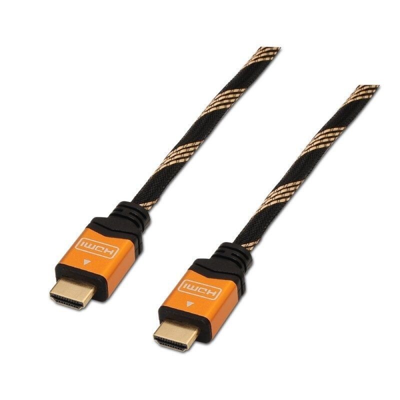 Kabel Hdmi Aisens A119-0107-Alta Velocidad Con Ethernet V1.4-Soporta 4 K/2 K-Conectores Blindados oro Tipo Een Macho-1.8 M-