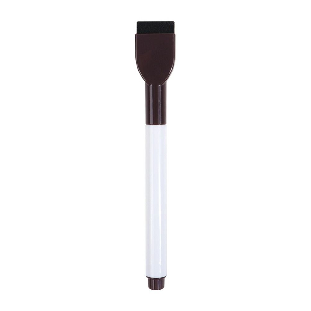 Portable Colorful Whiteboard Marker Magneticless Waterborne Brush Water Color Pens Erasable Multifunction Marker Pen Fridge: light yellow
