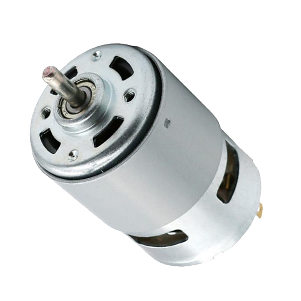 DC 12V 100W 12000RPM 775 Shaft Motor Large Torque Single Ball Bearing