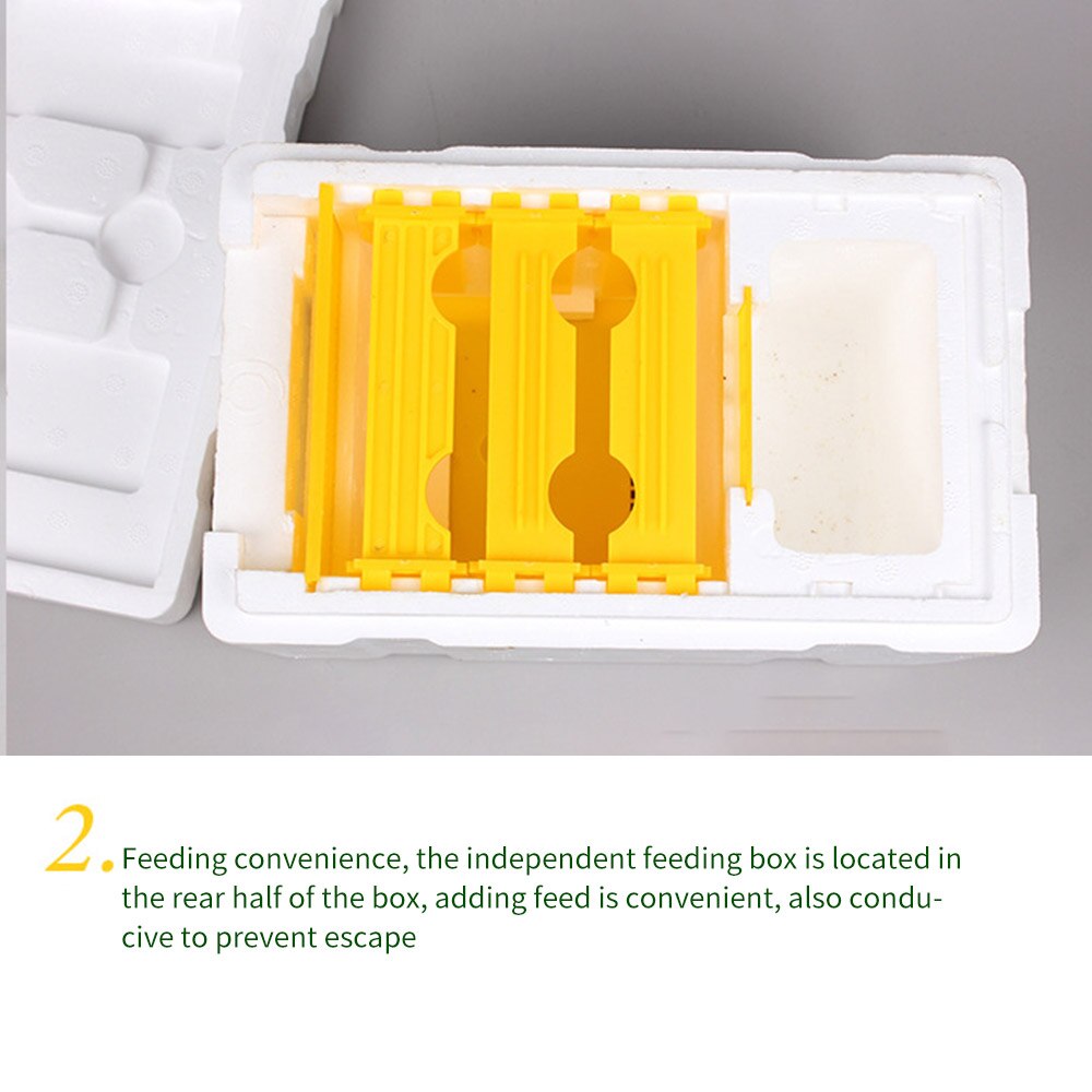 Caja de polinización para colmena de abejas, Kit de herramientas de apicultura para el hogar, herramientas para el apicultor, 1 unidad