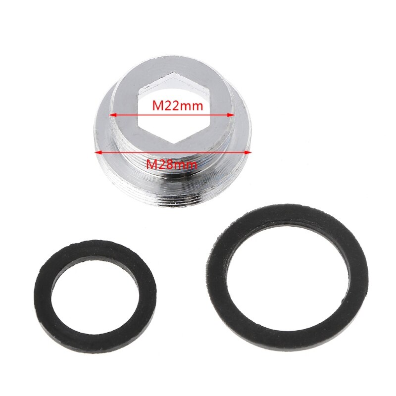 Solid Metal Adaptor Outside Thread Water Saving Kitchen Faucet Tap Aerator Connector Kitchen Faucet Adapter Water Purifier: 7