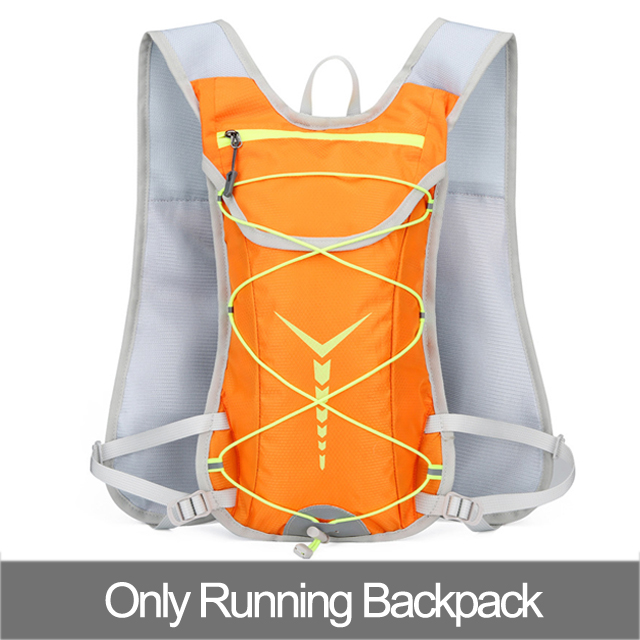 5L Trail running-ultra-light Backpack, Running Hydration Vest, Marathon, Hydration Backpack,Bicycle 2L Water Bag: Orange