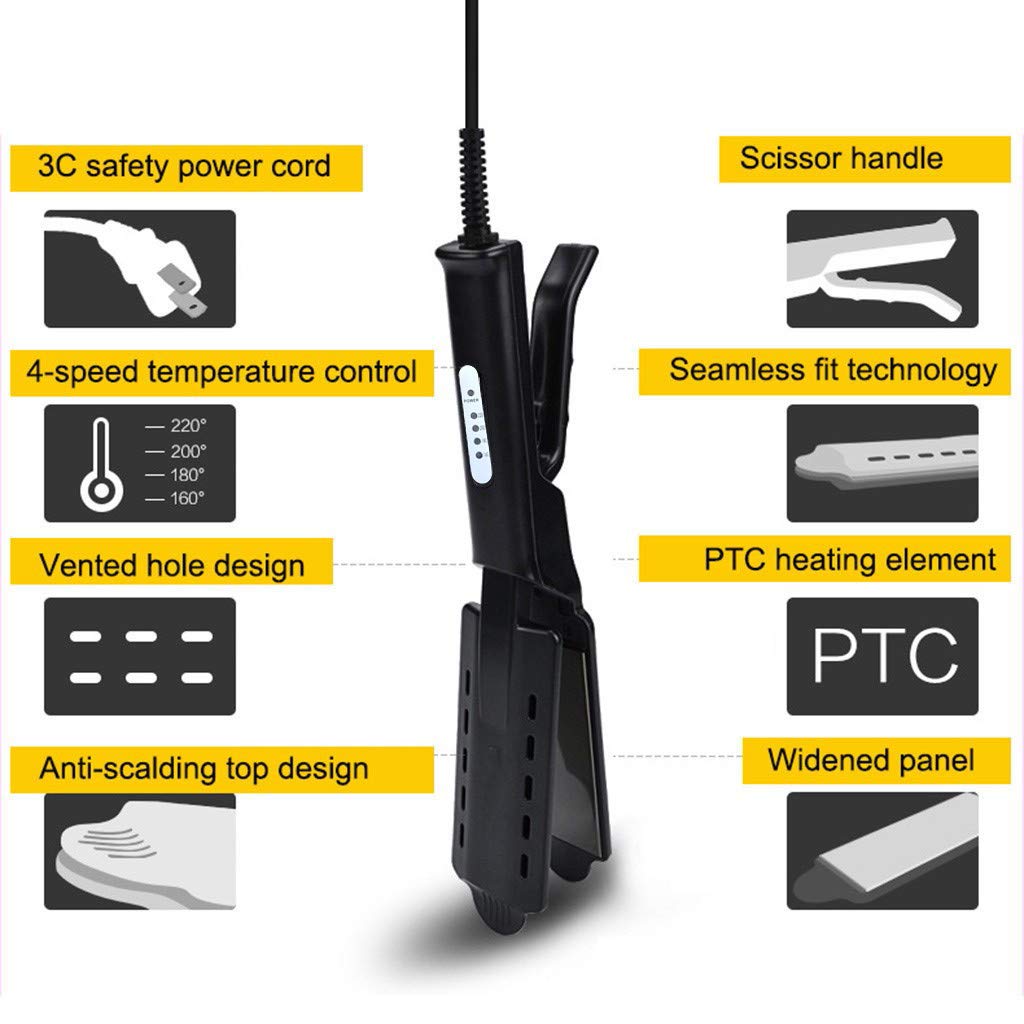 Stoom Stijltang Vier-Gear Temperatuur Aanpassing Keramische Toermalijn Ionische Nat Droog Haar Stijltang Vrouwen Styling Tool