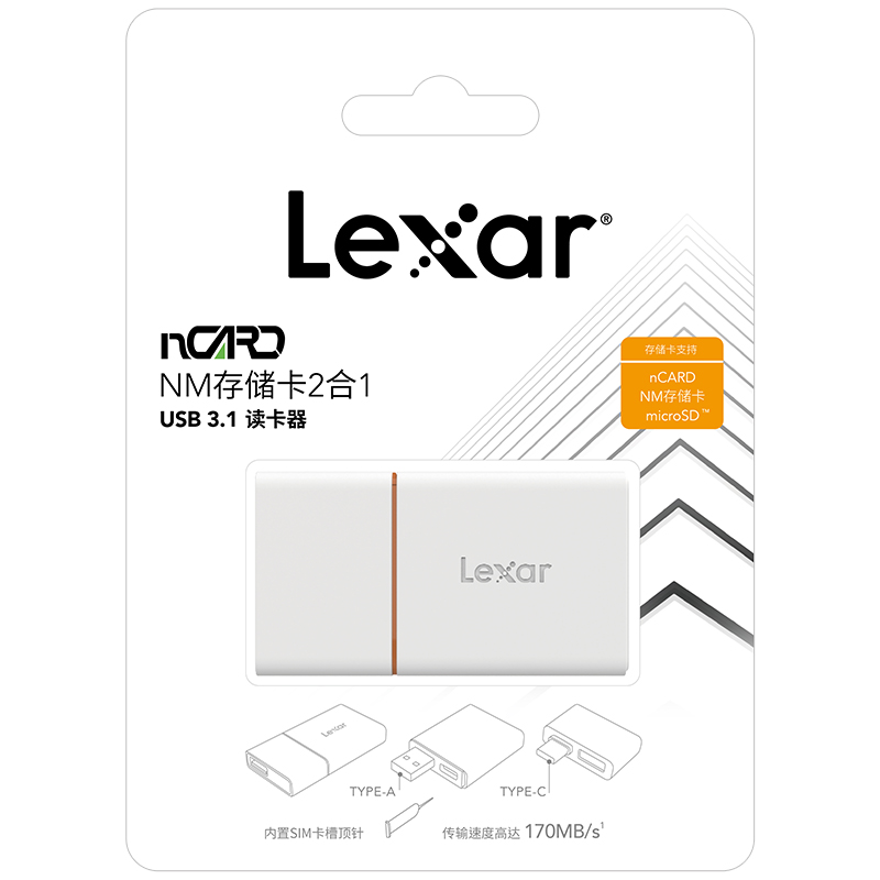 Lexar Card Reader Type C to USB SD Micro SD TF Card Reader Memory Card Adapter NM Card USB 3.1 Card Reader nCARD Reader