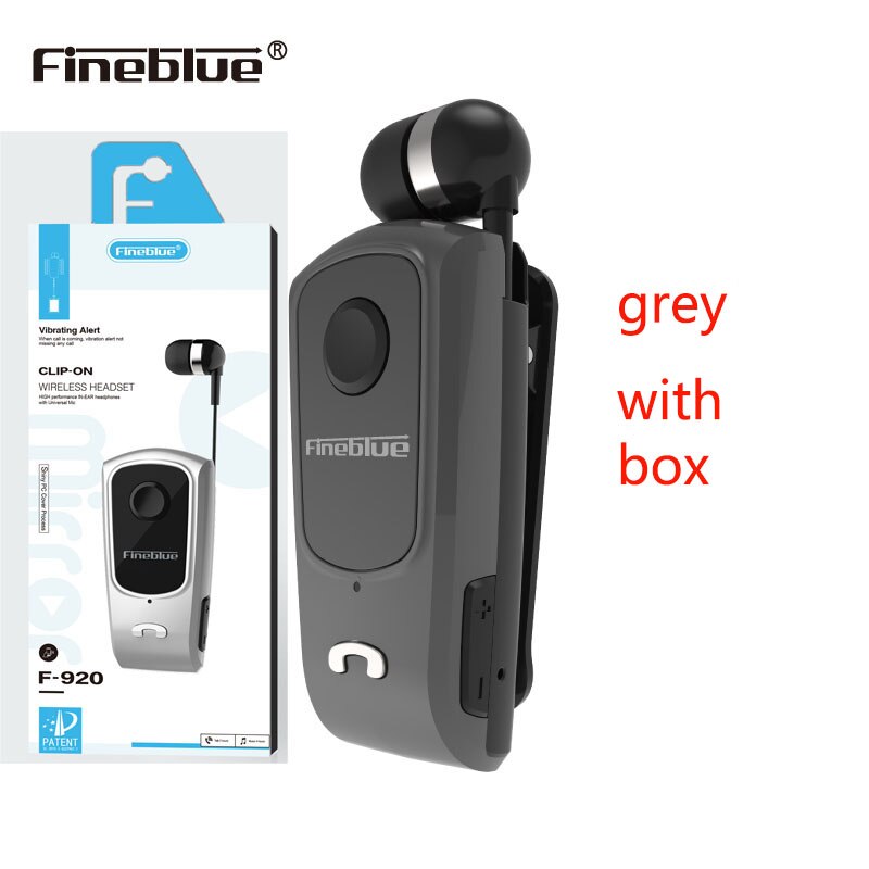 FineBlue F920 sportowe słuchawki Bluetooth z mikrofonem redukcja szumów F910 bezprzewodowy zestaw słuchawkowy przypomnienie połączeń Bluetooth słuchawki: F920-with box-grey