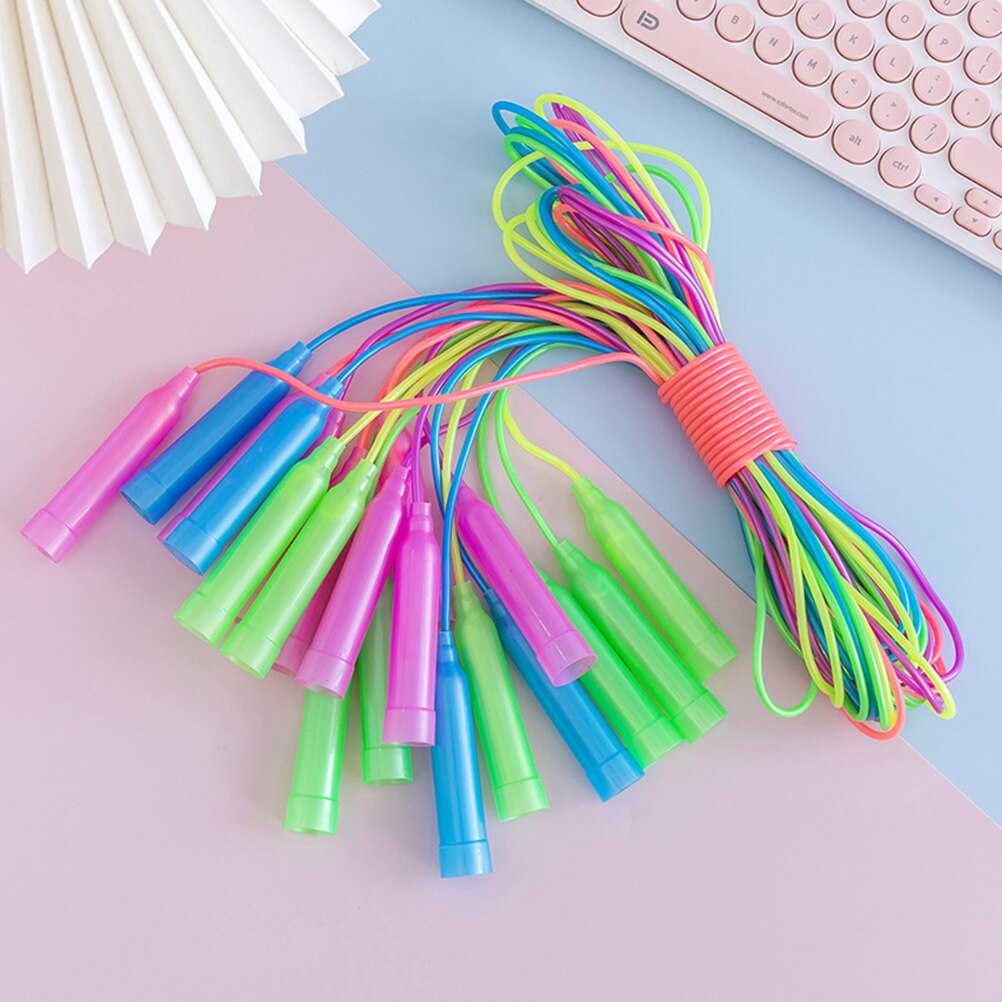 16 pieces sports fitness jump rope skipping rope fitness jump rope for indoor use