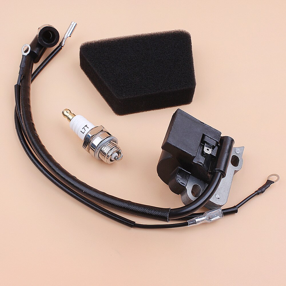 Zündspule Modul Zündkerze Kit für Partner 350 351 Mcculloch Mac 335 435 440 Benzin Kettensäge Ersatzteile