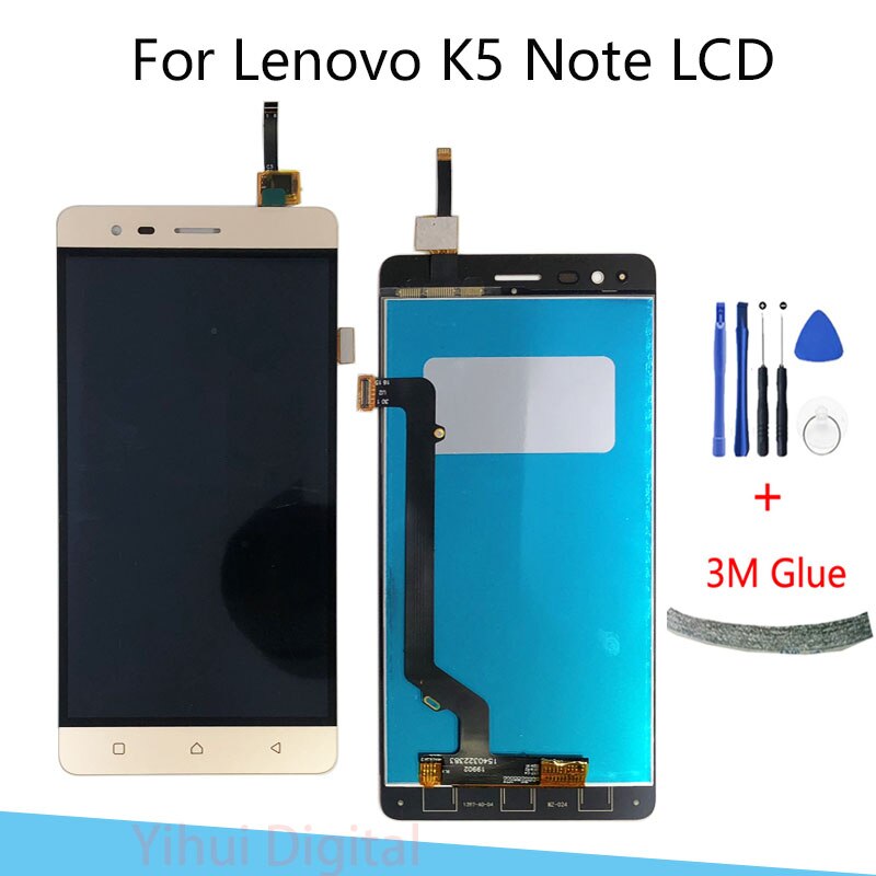 For Lenovo Vibe K5 Note A7020 K52t38 a7020a48 K52e78 LCD Display Screen Touch Digitizer Assembly K5note LCD 5.5"