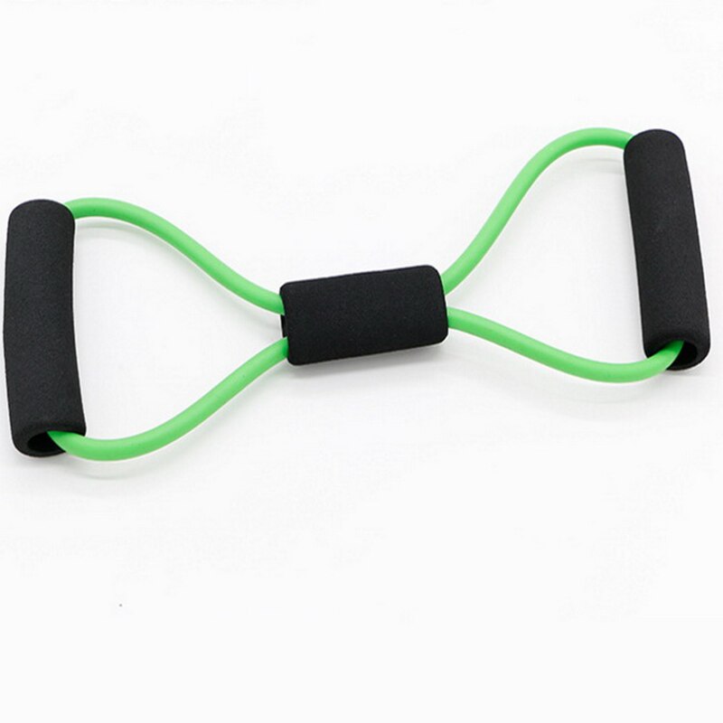 8 Shape Latex Chest Expander Adjustable Hand Gripper Muscle Pull Training Multi Function Exerciser