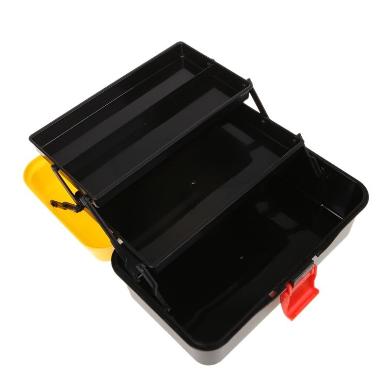 3 Layer Folding Tool Storage Box Portable Hardware Toolbox Multifunction Car Repair Container Case