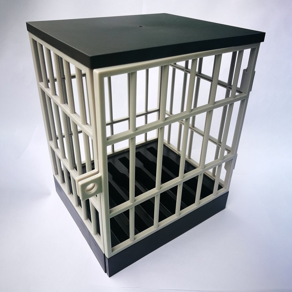 Mobile Phone Jail Cell Prison Lock Up Safe Smartphone Home Table Office Gadget Storage Box Locking Cage Party Storage