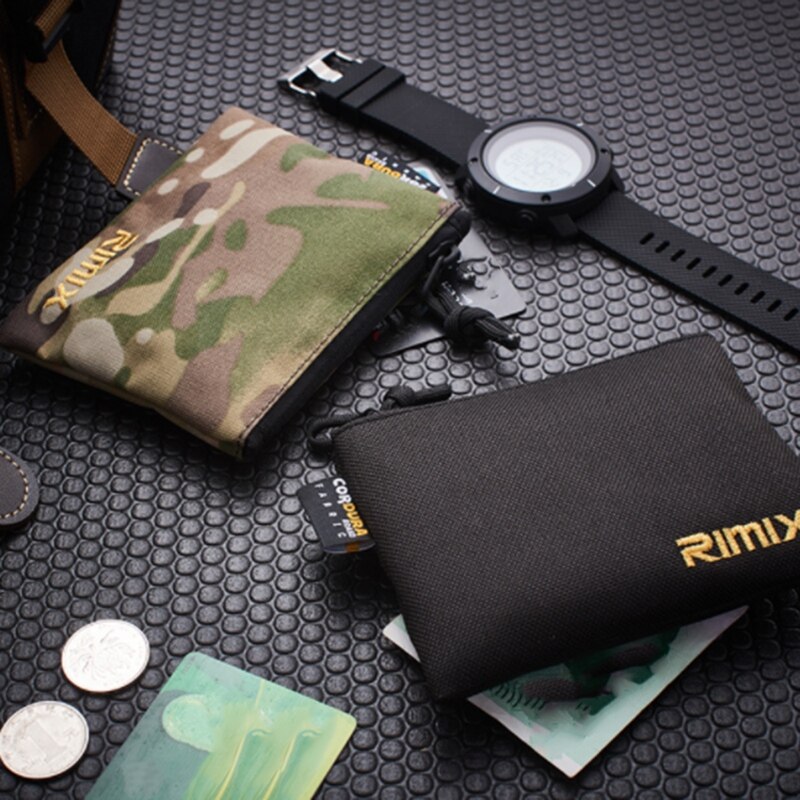 RIMIX Multifunctional Portable Coin Purse Outdoor Commuter Coin Wallet Outdoor Multifunction Key Card Case