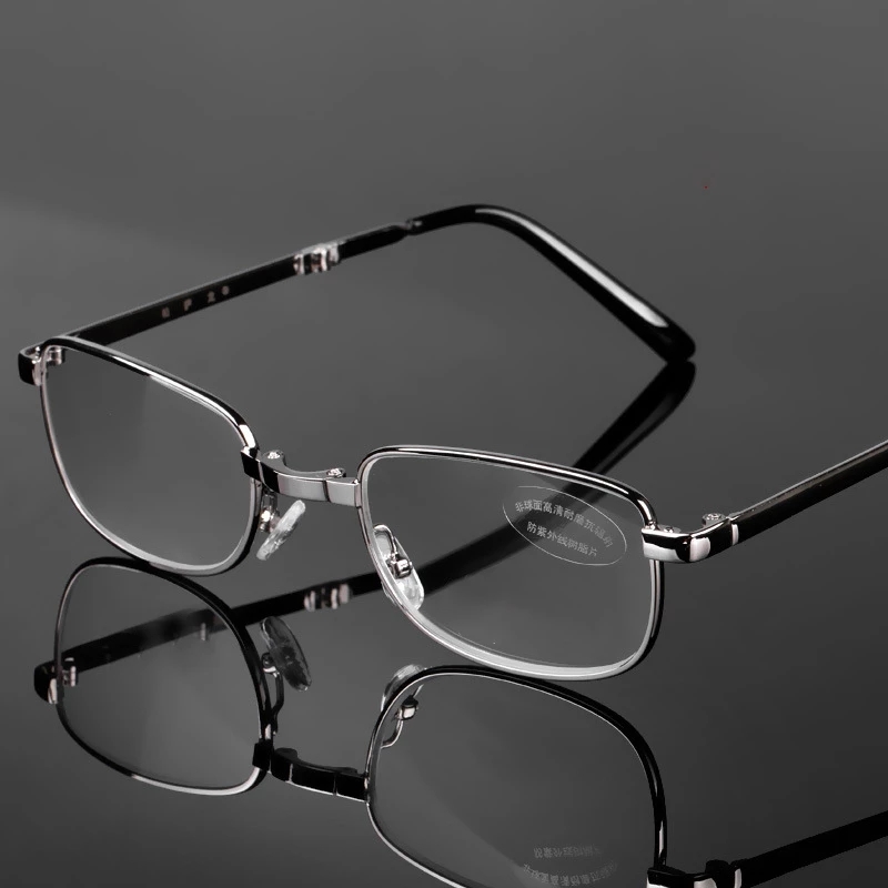 May Flowe Folding Reading Glasses Square Farsightness Eyewear 0.5 0.75 1.0 1.25 1.5 1.75 2.0 2.5 3.5 4.0 5.0 +5.5 +6With Cases