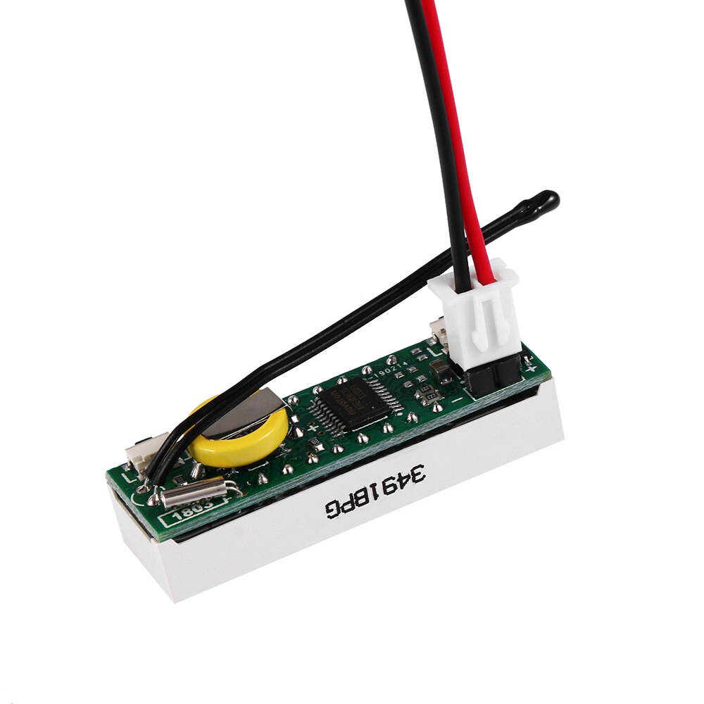 Mini Car Digital Clock Thermometer Voltmeter 3 IN 1 Meter Electronic INterior LED Display