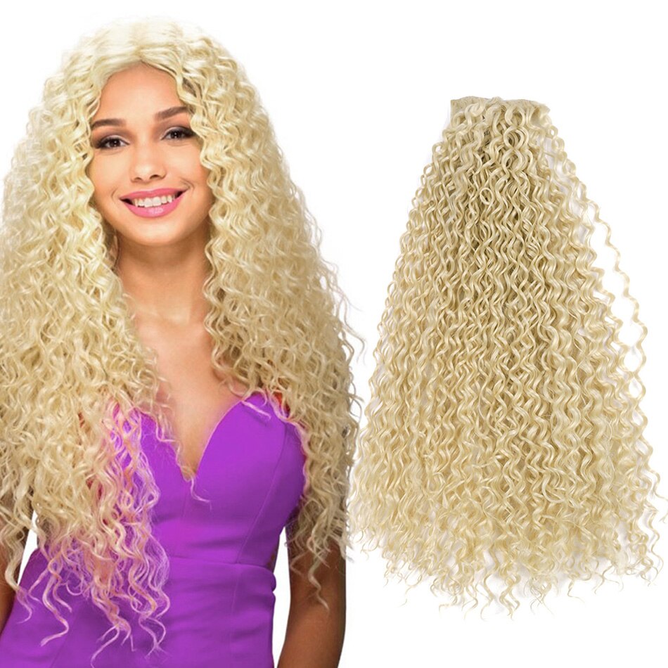 Syntetyczny klip w przedłużeniu perwersyjne kręstożek 24 Cal 140G 7 treski sztuczne włosy na spinki robić włosów darmowa wysyłka przez ikonę mody: #613