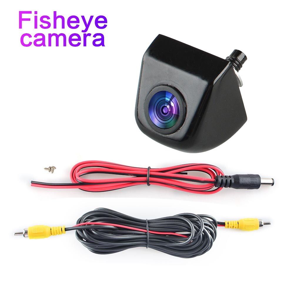 Car Back Reverse Camera 170 Degree LED HD Fisheyes 1080P Optional Rear View Camera Night Vision Parking Assistance Camera: Fisheyes