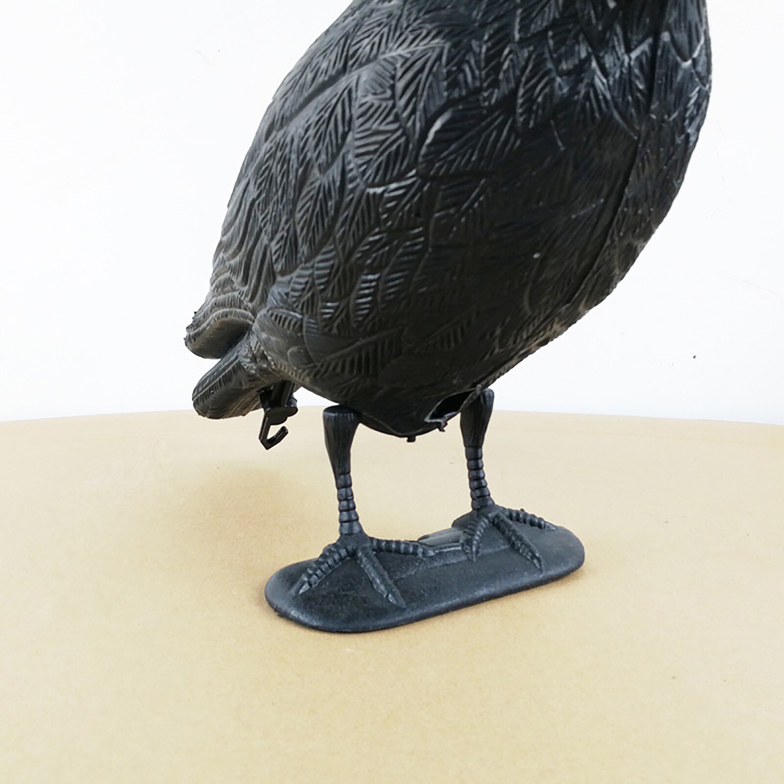 SALES！！！Plastic Simulated Crow Decoy Garden Bird Scarer Mice Pest Control Deterrent