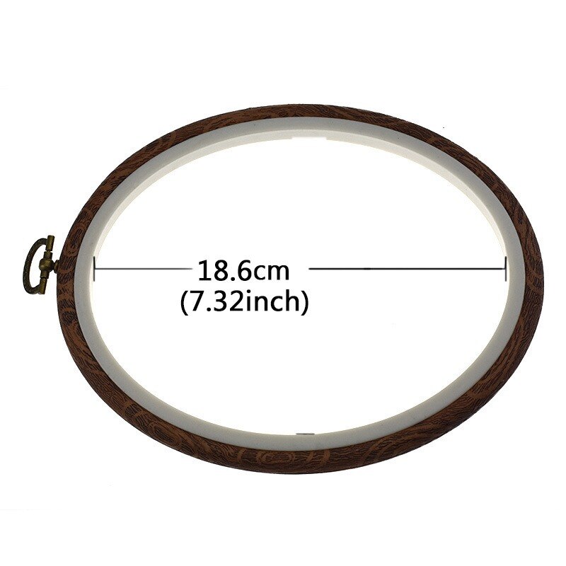 New1pc Embroidery Hoop Photo Frame Cross Stitch Hoop Ring Embroidery Circle Sewing Kit Frame Craft For Art Craft Sewing Decor