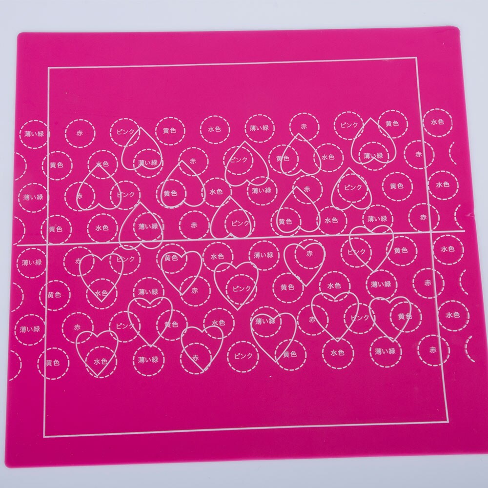 Siliconen bakmat voor taarten, antiaanbaklaag, schattige cartoon oppervlakteverf, vierkant, dubbelzijdige siliconen bakmat