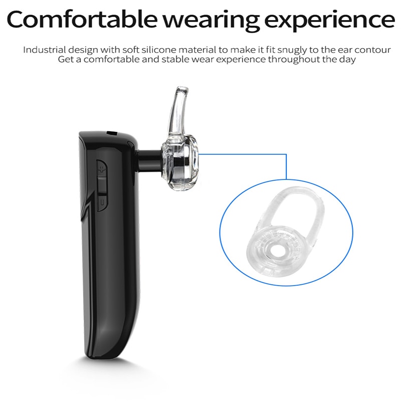 V19 Bluetooth Hoofdtelefoon Zakelijke Draadloze Oortelefoon Mini Handsfree Oordopjes Met Microfoon Headset Oordopjes Oortelefoon Voor Samsung Xiaomi