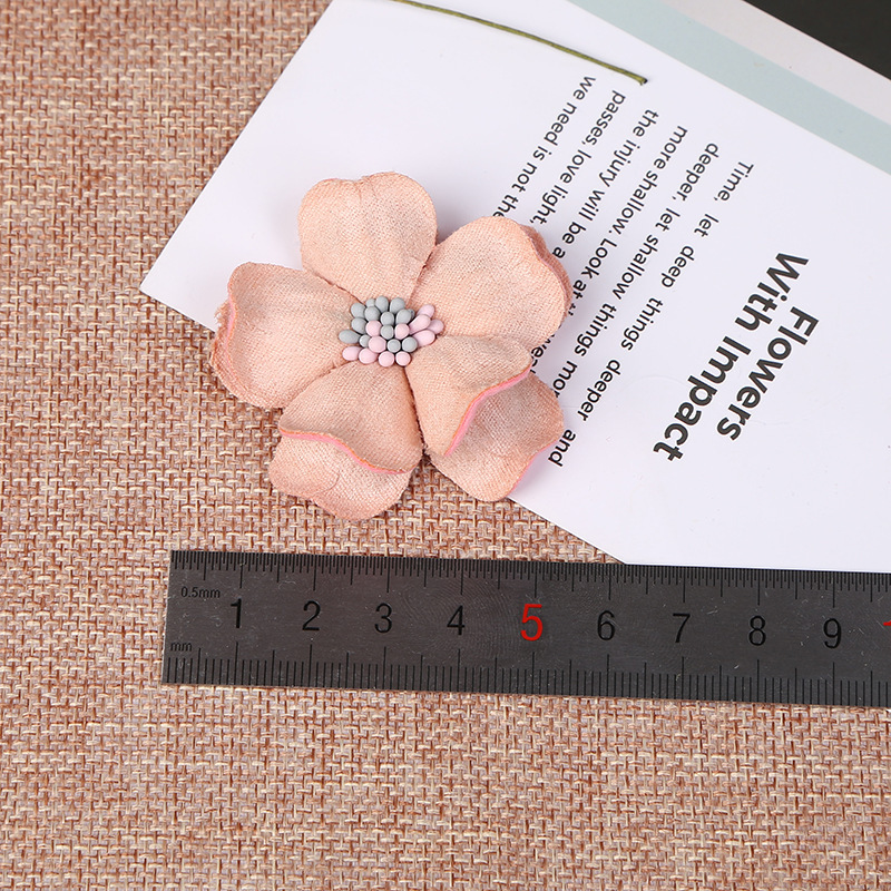 5pcs Chiffon Artificial Flower Handmade DIY Fabric Flowers for Wedding Party Craft Home DIY Decoration