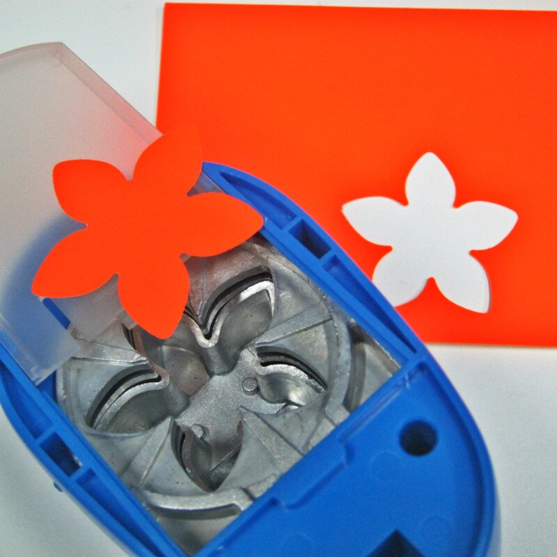 Free Ship 2" Petal Shaped Craft Punch Child Diy Bloom Tools Paper Cutter Furador Eva Foam Scrapbook Flower Single Hole Puncher