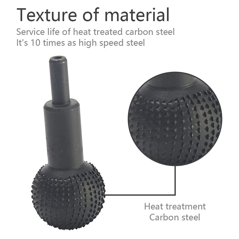 extrem Kugel Dreh Grat rotierend Schleifen Kopf Grat Hartmetall Grat Ball rotierend Grat Holz Carving Schleifen Kopf (40Mm)