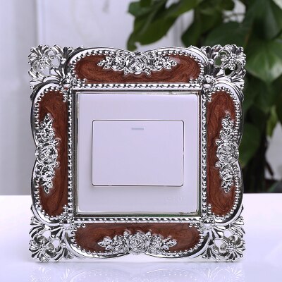 86 europeisk bryter lim smart deksel akryl stue stikkontakt erme bryter panel dekorere erme støvtett: 7