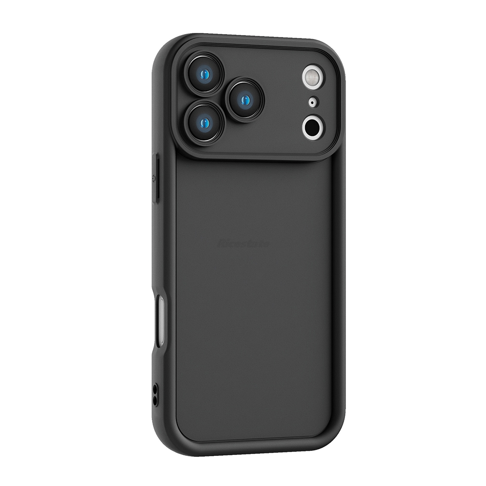 For iPhone 17 Pro Max Case For iPhone 17 Air Cover Luxury Shockproof Soft TPU Liquid Silicone Phone Back Case For iPhone17 Pro: black / iPhone17 Air