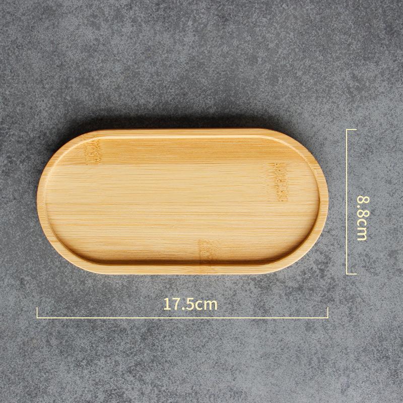 Sous-verre en mosaïque pour bricolage, pratique, accessoires faits à la main, carré amour rond, rainure en bambou: 06