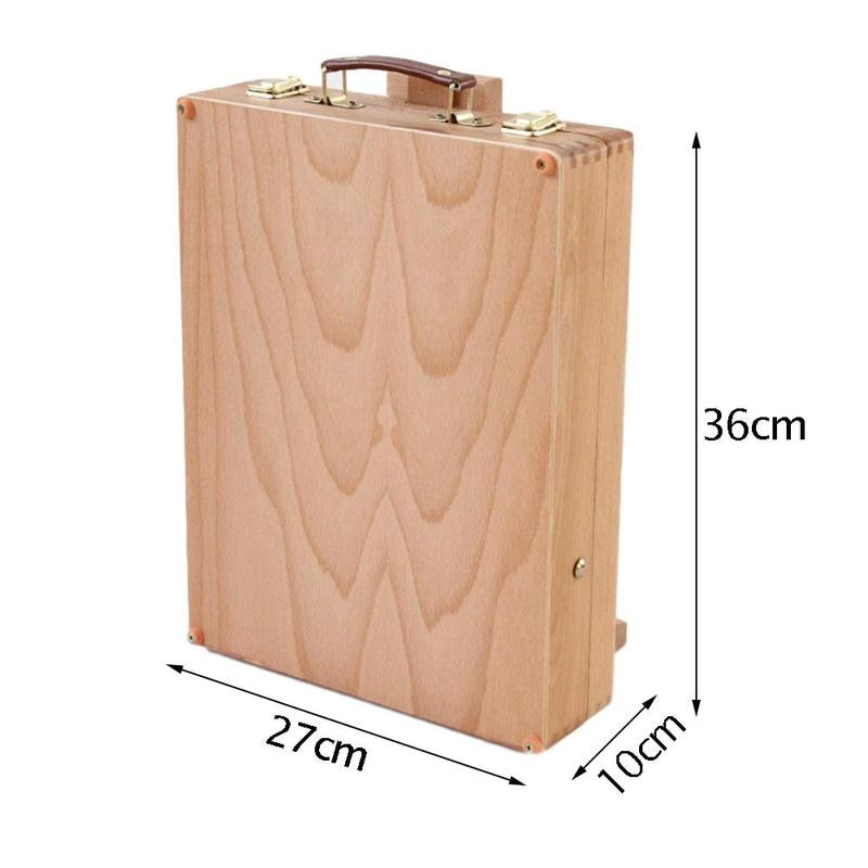 Wooden Drawing Box For Painting Sketch Table Box Oil Paint Laptop Accessories Painting Art Supplies For Artist Kids Children