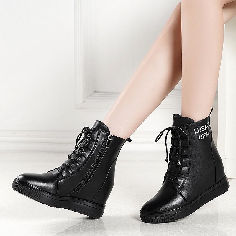 Botas de invierno cuñas para mujer con – Grandado