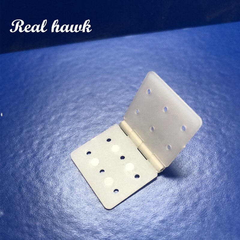 10 Uds. De bisagra de nailon con fijación W12xL24mm/W16xL29mm/W20xL36mm para partes de aviones RC, reemplazo de aeromodelismo,: W20XL36mm 10pcs