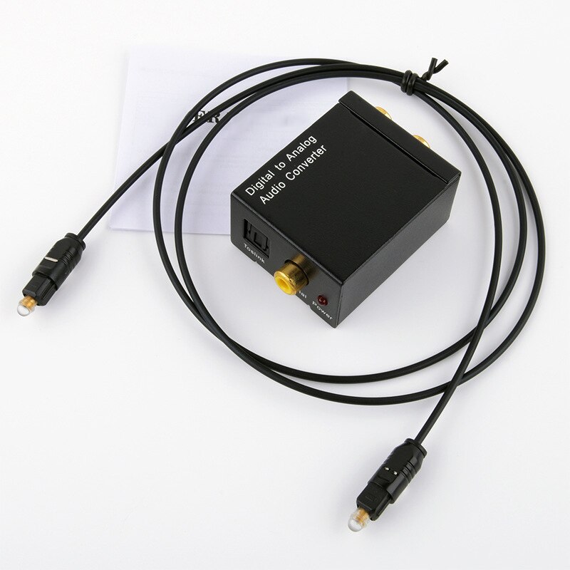 Coaxial Digital Signal Optical Fiber to Analog Audio Converter C66: Default Title