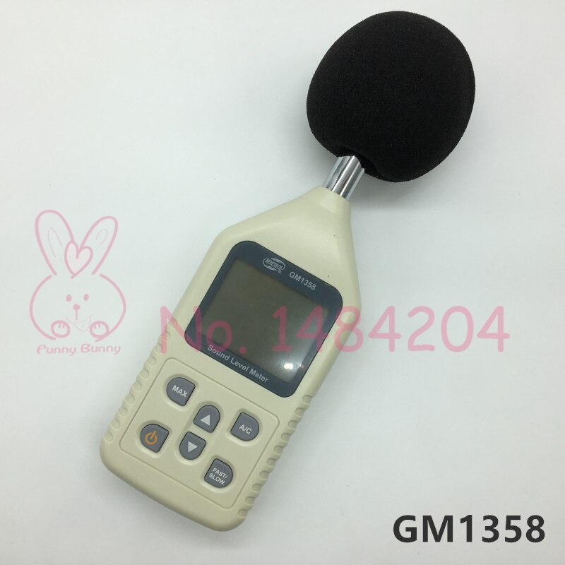 Sonomètre numérique GM1358 Benetech 30 ~ 130 dBA 35 ~ 130 dBC A/C De Voix Testeur De Lecture Maximale De Mise Hors Tension Automatique