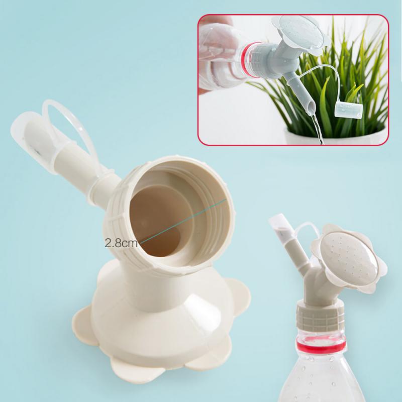 1pc tampa de garrafa sprinkler pot rega bocal de garrafa de plástico pvc pouco bocal de rega de cabeça de aspersão