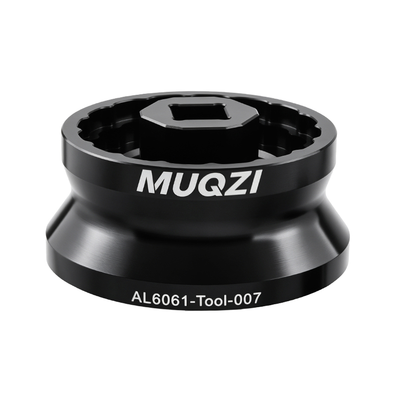MUQZI 5-in-1 Bottom Bracket Tool for 12/16-Notch 39/41/44/46/49mm Bike Bottom Bracket Install Removal Wrench: WHITE