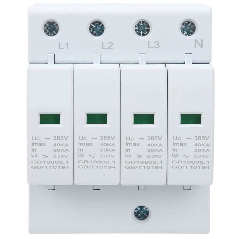 4P Surge Beschermende Afleider Anti Donder Bescherming Apparaat Hoge Isolatie Elektrische Apparatuur