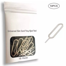10Pcs Slim Sim Kaart Lade Pin Eject Removal Tool Naald Opener Ejector Voor Meest Smartphone Card Cutter Pin Opener removal Tools