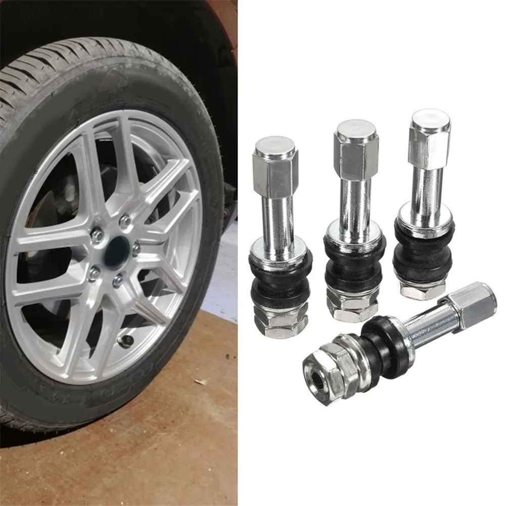 4 st  tr48e- bults skruvventil för bil, lastbil, motorcyklar, skotrar, mopeder, fälgar, bildäckstillbehör