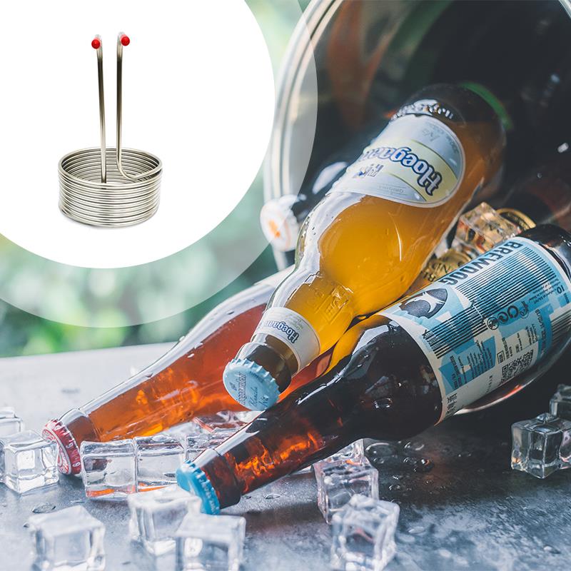 Stainless Steel Immersion Wort For Home Brew Super Efficient Wort Chiller Beer Cooler Home Wine Making Machine