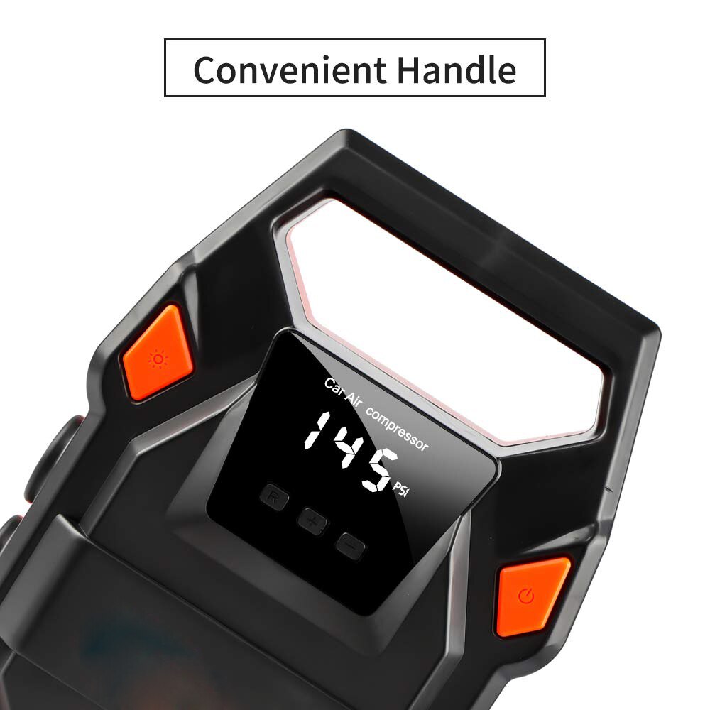 HF-DC 12V Digital Tire Inflator Car Portable Air Compressor Pump 150 PSI Car Air Compressor for car