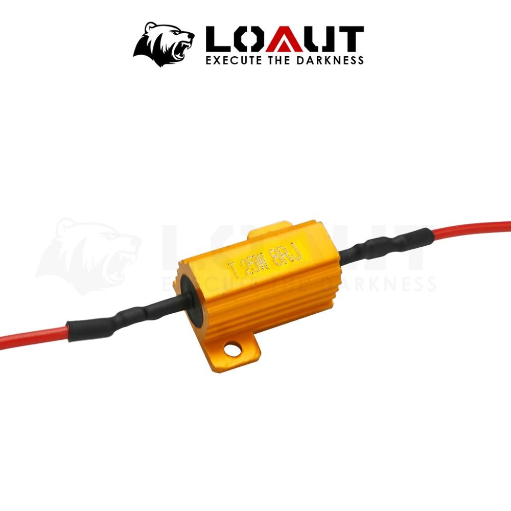 Led Load Resistor 10W-10Ohm 25W-25Ohm 50W-6Ohm 25W-8Ohm 10W-39Ohm 50W-8Ohm 100W-6Ohm Turn Signals Indicator