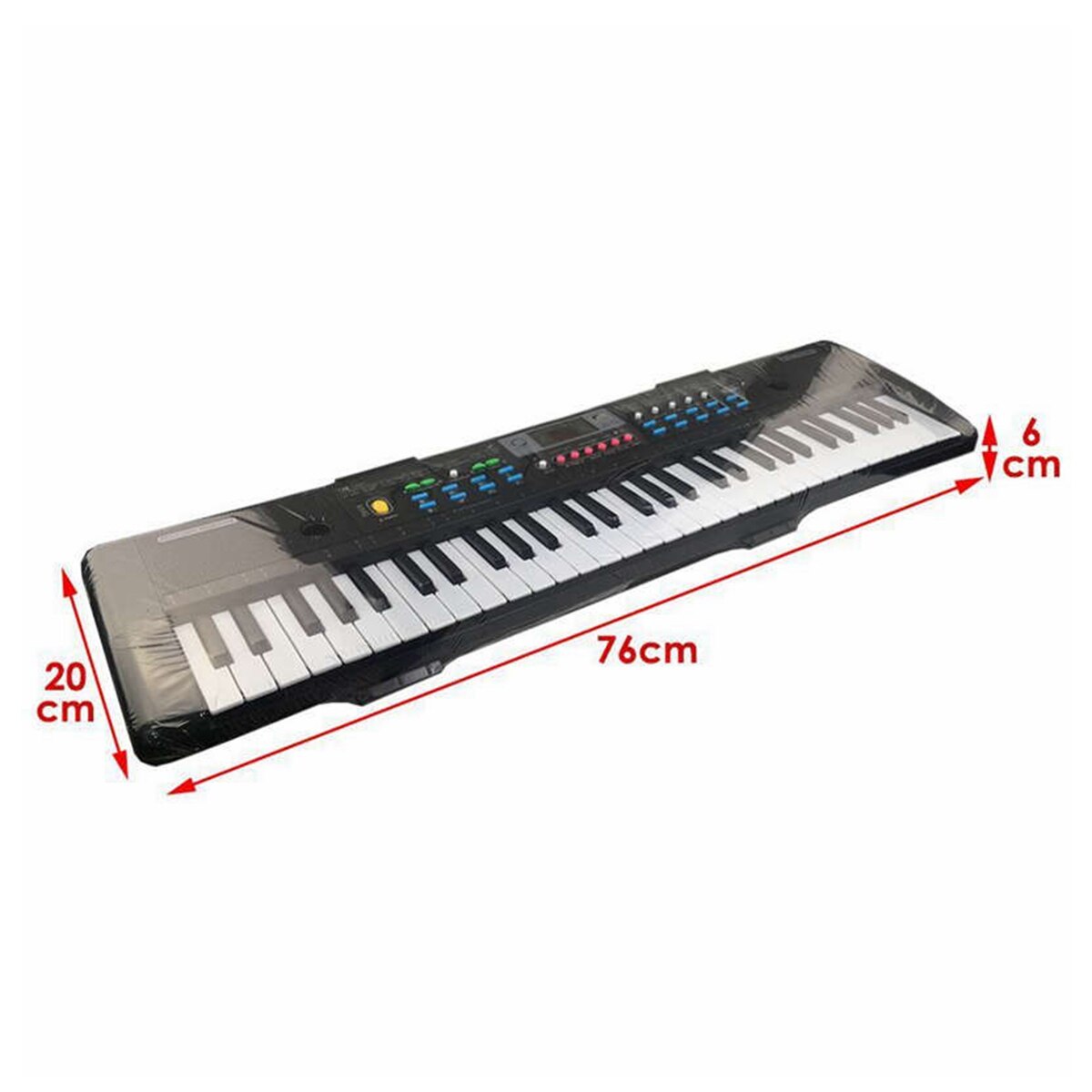 61 nøgle digitalt elektronisk infantil keyboard klaverorgel med mikrofon / musikstativ chirdren keyboardmusik