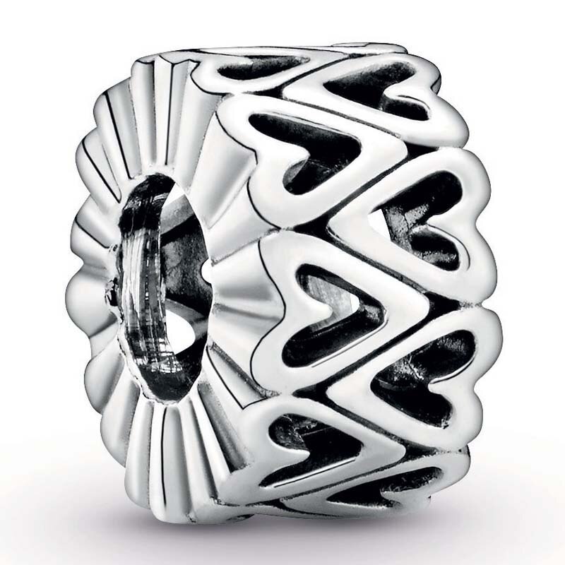 FAI DA TE di Fascino di Filatura Cuori Farfalla della Valigia di Corsa Mamma Script Caldo Cacao 925 Sterling Silver Bead Fit Originale Dei Monili Del Braccialetto: 16