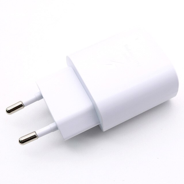 Cable USB tipo C para Samsung Galaxy Note 10, cargador PD de carga superrápida de 25W, Original, para S20 Ultra S20 + A71 A91, 10 unidades: EU white